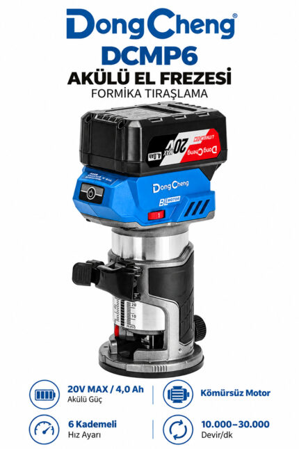 DONGCHENG DCMP6 EL FREZESİ FORMİKA TAŞLAMA MAKİNESİ 4.0 AH