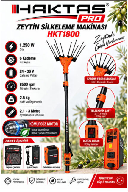 HAKTAŞ HKT1800 ZEYTİN SİLKELEME MAKİNESİ