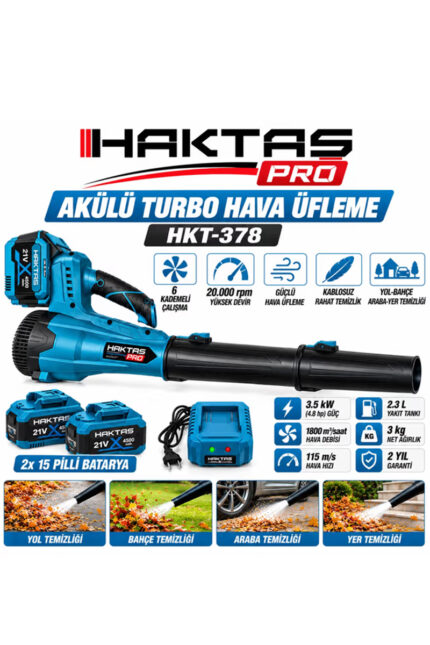 HAKTAŞ HKT378 TURBO HAVA ÜFLEME
