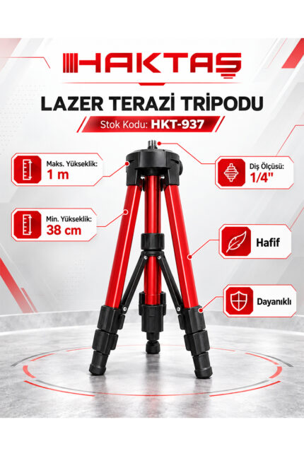 HAKTAŞ HKT937 TRİPOD AYAK 1 M