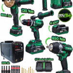 RUDIGER RD-003 PRO PLUS 4LÜ SET+200 AH KAYNAK MAKİNESİ