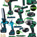 RUDİGER RD-005 PRO PLUS 4LÜ SET+ 2Lİ BUDAMA TESTERE-MAKAS SETİ