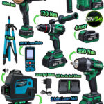 RUDİGER RD-006 PRO PLUS 4LÜ SET+ 16 YÖNLÜ LAZER HİZALAMA SETİ