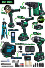 RUDİGER RD-006 PRO PLUS 4LÜ SET+ 16 YÖNLÜ LAZER HİZALAMA SETİ