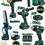 RUDİGER RD-007 PRO PLUS 4LÜ SET+ BUDAMA TESTERESİ 20 CM