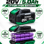 RUDIGER RD-1046 20V MAX 5.0Ah LITHIUM-ION BATARYA