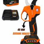 RİDEPRO 40 MM MAKAS SET (2 BATARYA-1 ŞARJ CİHAZI)