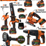 RİDEPRO RP-1041 PROFESYONEL 8'Lİ SET DAİRESEL TESTERE - DEKUPAJ VE BUDAMA SETİ