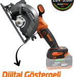 RİDEPRO RP-1042 DİJİTAL GÖSTERGELİ ŞARJLI DAİRE TESTERE SOLO ÜRÜN