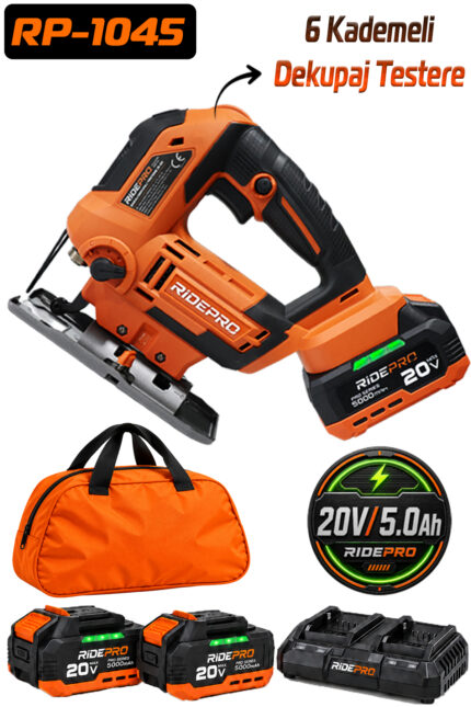 RİDEPRO RP-1045 6 KADEMELİ ŞARJLI DEKUPAJ TESTERE
