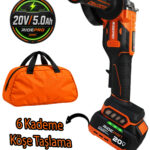RİDEPRO RP-1118  AKÜLÜ 6 KADEMELİ KÖŞE TAŞLAMA SETİ