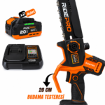 RİDEPRO TESTERE SET (2 BATARYA-1 ŞARJ CİHAZI)