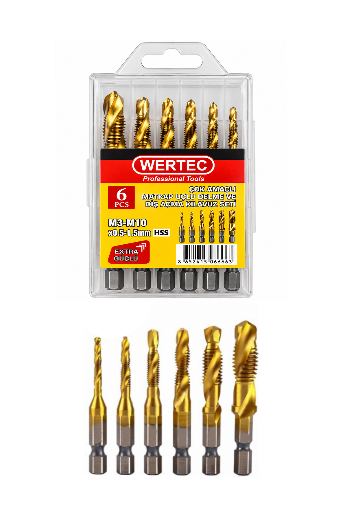 WERTEC ÇOK AMAÇLI 6 PARÇALI KILAVUZ SETİ (SARI) WERTEC ÇOK AMAÇLI 6 PARÇALI KILAVUZ SETİ (SARI) - Görsel 1