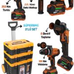 RİDEPRO 4 LÜ SET (350NMLİ )  + SUPERBAG 3’LÜ PROFESYONEL ÇANTA SETİ